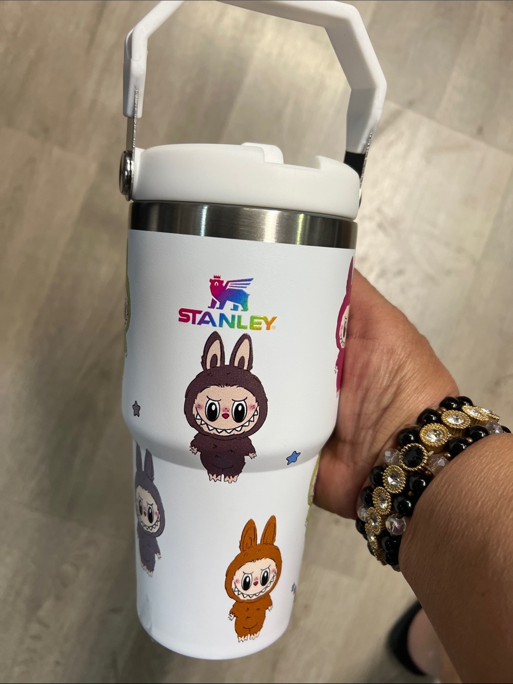 Stanley White Kids Insulated Tumbler with Colorful Character Prints